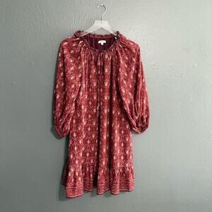 Max Studio Boho Shift Mini Dress Size S